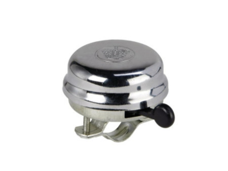 FISCHER Sonnette pour guidon de vélo Chrome, argent