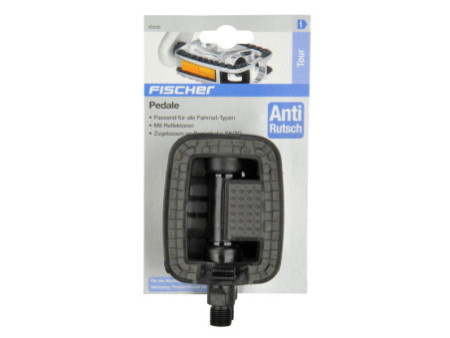 FISCHER Pédale de vélo, pour vélo de randonnée, noir