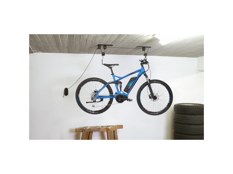 FISCHER Porte-vélo élévateur PLUS, capacité: 30 kg, noir