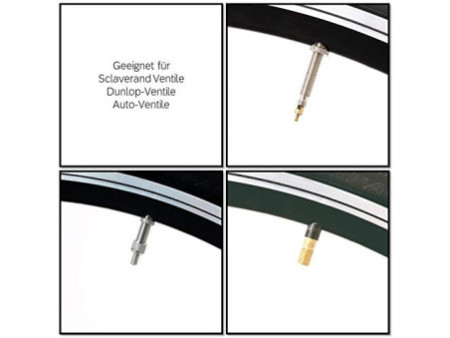 FISCHER Pompe à air verticale pour vélo Plus Volume
