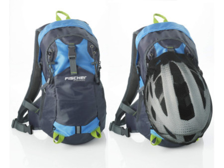 FISCHER Sac à dos avec filet pour casque, bleu/gris