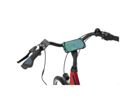 FISCHER Support smartphone pour vélo en silicone, noir