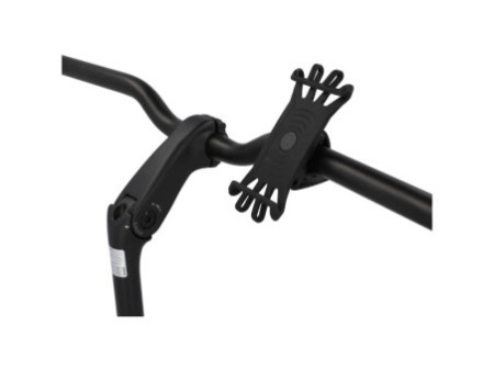 FISCHER Support smartphone pour vélo en silicone, noir