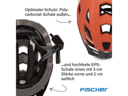 FISCHER Casque de vélo 'Urban Plus Miami', taille: S/M