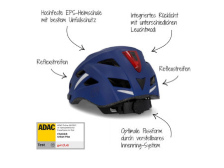 FISCHER Casque de vélo 'Urban Plus Boston', taille: S/M
