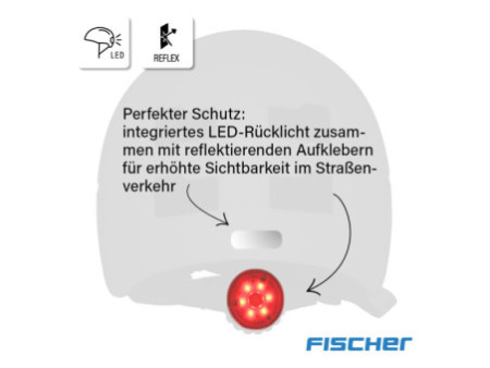 FISCHER Casque de vélo 'Urban Plus New York', taille: S/M