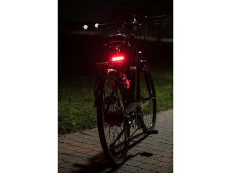 FISCHER Set d'éclairage de vélo à LED rechargeable, 30 lux