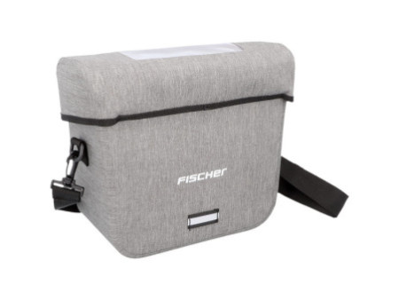 FISCHER Sacoche de guidon de vélo City, gris