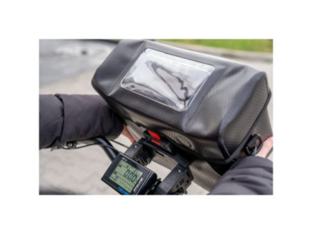 FISCHER Sacoche de guidon de vélo Tour, noir