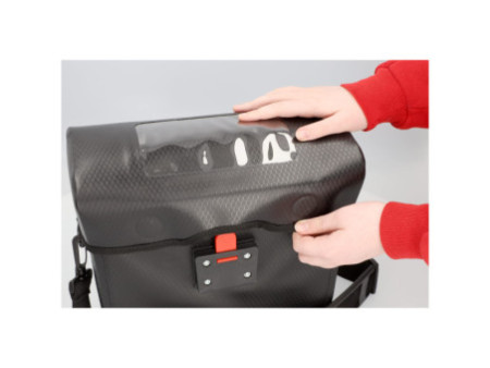 FISCHER Sacoche de guidon de vélo Tour, noir