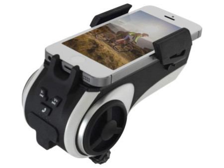 FISCHER Support de smartphone multimédia pour vélo, noir
