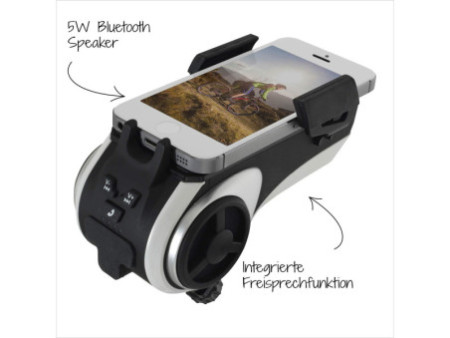 FISCHER Support de smartphone multimédia pour vélo, noir