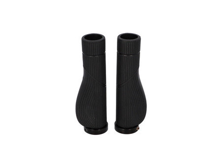 FISCHER Poignée de guidon pour vélo 'Grip Ergo Flex', noir