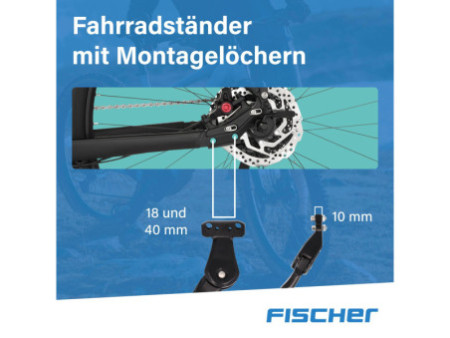 FISCHER Béquille pour vélo Integral, 24'-28'