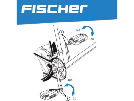 FISCHER Pédale de vélo 'Kids', avec revêtement antidérapant