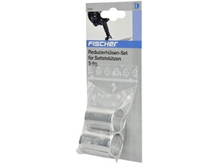 FISCHER Réducteur de tige de selle de vélo, set de 3