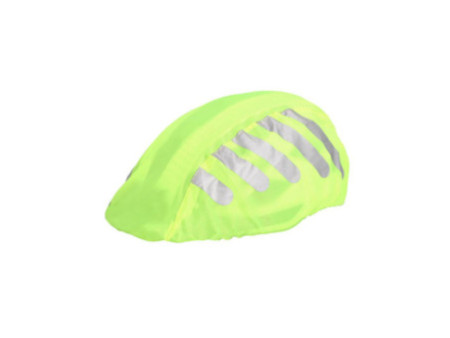 FISCHER Housse imperméable pour casque de vélo, jaune fluo