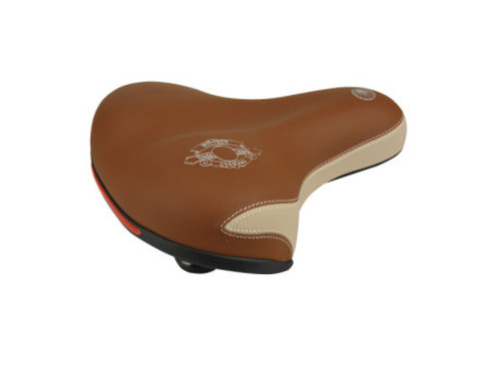 FISCHER Selle de vélo Élastomère, capuccino