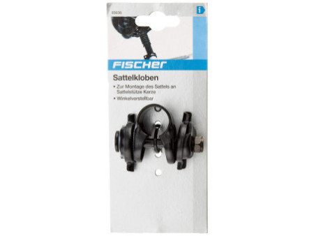 FISCHER Chariot de selle de vélo, noir