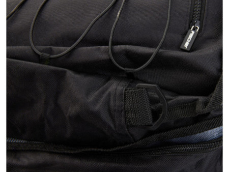 FISCHER Sacoche pour porte-bages de vélo, 3 sacs, noir