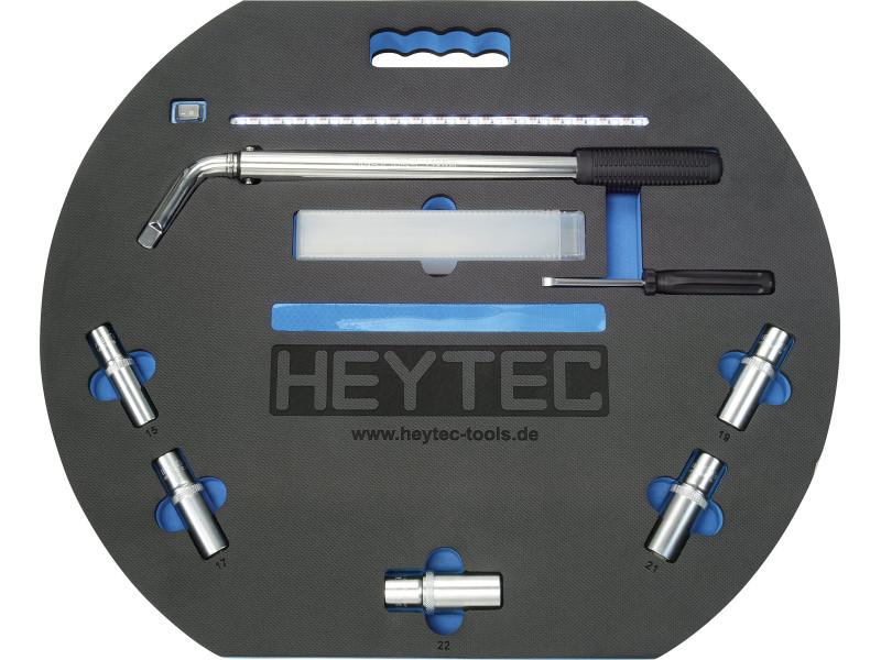 HEYTEC Kit de démontage de roues, équipé, 8 pièces