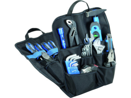 HEYTEC Sac à dos d'outils 'Montage', équipé, 90 pièces