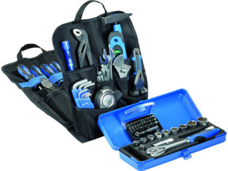HEYTEC Sac à dos d'outils 'Montage', équipé, 90 pièces