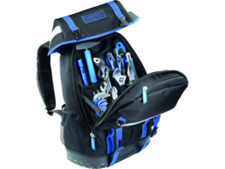 HEYTEC Sac à dos d'outils 'Montage', équipé, 90 pièces