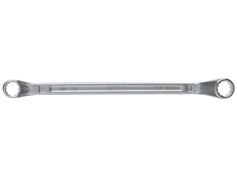 HEYTEC Clé polygonale contrecoudée, 12 x 13 mm,