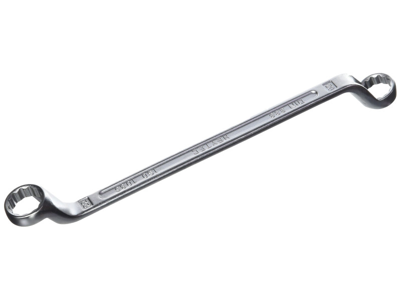 HEYTEC Clé polygonale contrecoudée, 20 x 22 mm,