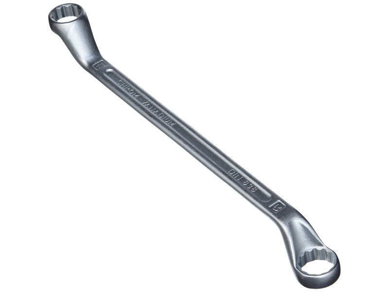 HEYTEC Clé polygonale contrecoudée, 21 x 23 mm,