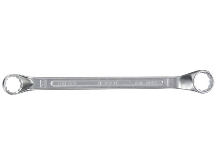 HEYTEC Clé polygonale contrecoudée, 24 x 27 mm,