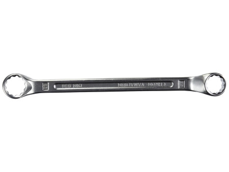 HEYTEC Clé polygonale contrecoudée, 25 x 28 mm,
