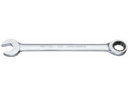 HEYTEC Clé plate à cliquet, 14 mm, longueur: 190 mm