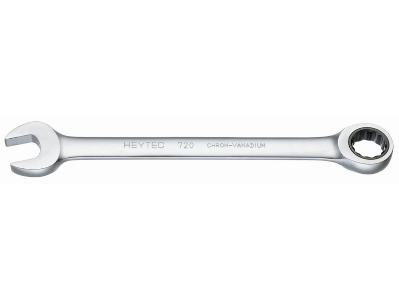 HEYTEC Clé plate à cliquet, 14 mm, longueur: 190 mm