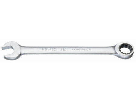 HEYTEC Clé plate à cliquet, 16 mm, longueur: 207 mm