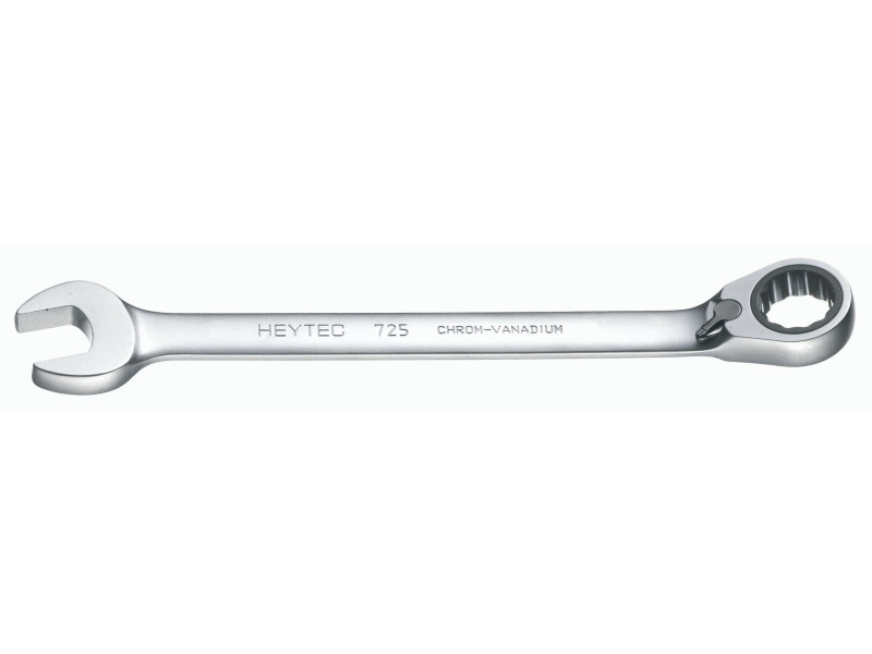 HEYTEC Clé plate à cliquet, réversible, 10 mm,