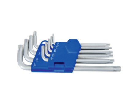 HEYTEC Jeu de clés mâles coudées Torx, 9 pièces