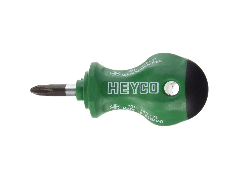 HEYCO Tournevis cruciforme, PH 02, molybdène/vanadium