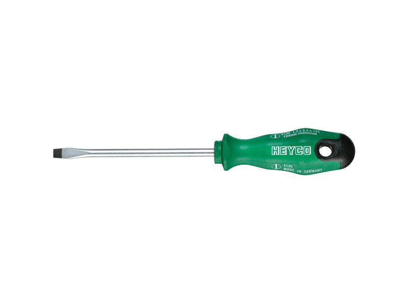 HEYCO Tournevis, plat 1,2 x 8,0 x 150mm, manche bicomposant