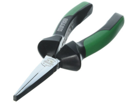 HEYCO Pince plate, longueur: 160 mm, vert/noir