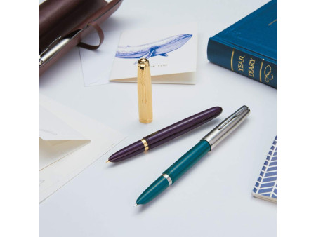 PARKER Stylo plume Parker 51 Noir 18K G.C., plume: F