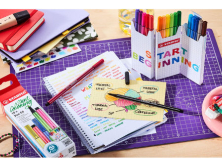 STABILO Feutre Pen 68, set zigzag de 18 pièces