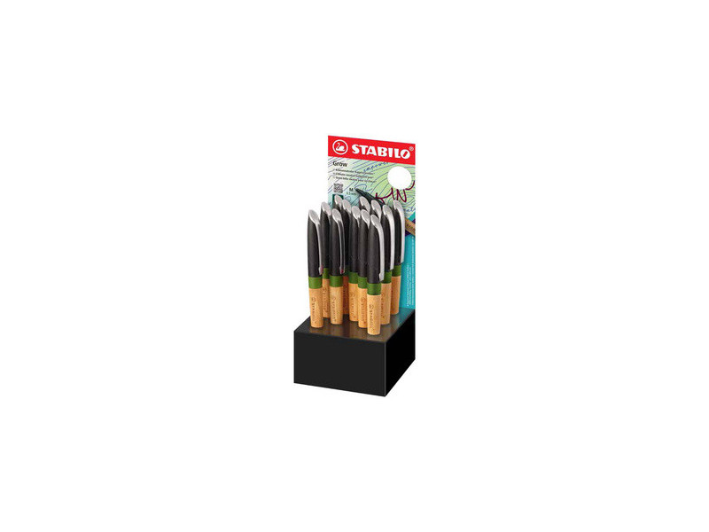 STABILO Stylo à bille Grow, présentoir de 12