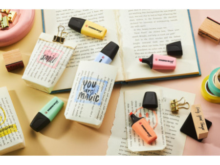 STABILO Surligneur BOSS MINI Pastel, étui carton de 5