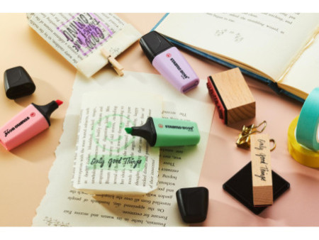 STABILO Surligneur BOSS MINI Pastel, étui carton de 5