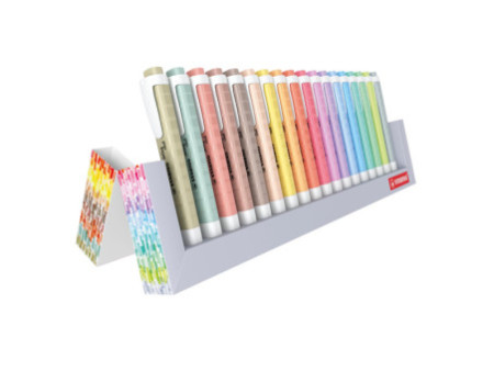 STABILO Surligneur swing cool NatureCOLORS, set de table