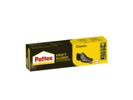 Pattex Colle de contact classic, avec solvant, tube de 125g