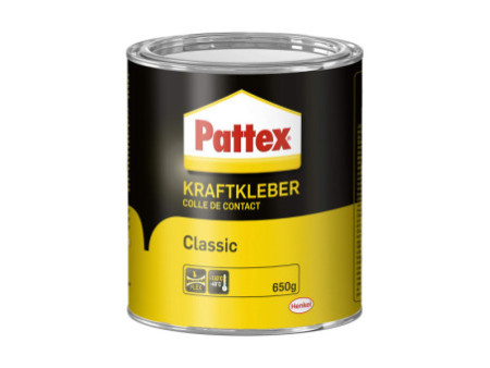 Pattex Colle de contact classique, avec du solvant, 650 g