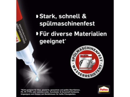 Pattex Colle instantanée MINI TRIO, 3 tubes de 1 g,